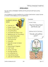 Example of news paper word template free download. Alliteration Writing Newspaper Headlines