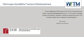 Der durchschnittliche kaufpreis für eine eigentumswohnung in bad berka liegt bei 1.741,41 €/m². Eigenbetrieb Kommunale Wohnungen Der Stadt Bad Berka Wtm Dresden