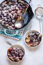 A breakfast of pastries, crepes, brioche, and croissants would be. Boozy Cherry Clafoutis For Bastille Day Holidayfoodparty
