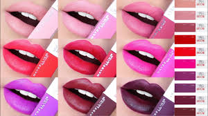 Maybelline Super Stay Matte Ink Liquid Lipstick Swatches Review