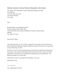 If you feel that a life situations resignation letter won't suffice, please check out our other letter samples. 29 Best Nursing Resignation Letters Samples Templatearchive