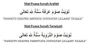 Jul 14, 2021 · inilah bacaan niat puasa tarwiyah pada 8 zulhijah: Bacaan Doa Niat Puasa Sunah Tarwiyah Dan Arafah Sebelum Idul Adha 2015