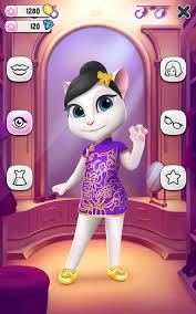 This is not just any cat but the kind of cat that lives in a home, has great fashion sense. Download My Talking Angela Free For Android My Talking Angela Apk Download Steprimo Com
