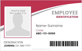 352 x 208 pixels : Id Badge Designs And Sizes Microsoft Word Id Card Templates