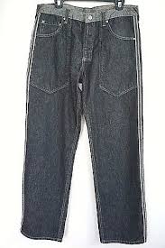 Evisu Denim Dark Wash Jean Shorts Mens Size 42 Embroidered