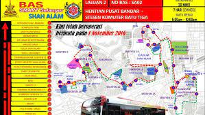 753 hentian pusat bandar shah alam. Laluan Bas Smart Selangor Shah Alam Seksyen 13 Bertanya N