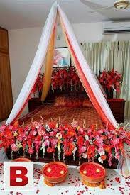 Dacan Fancy Flower Who Are Best In Groom Room Designers And Floral Decorators We Ca Wedding Night Room Decorations Wedding Room Decorations Bridal Room Decor