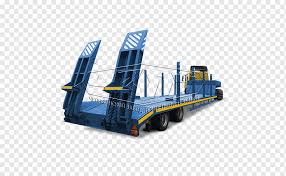 Gutertransport Tieflader Auflieger Lkw Lkw Png Pngwing