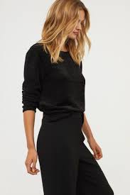 Black Boat Neck Crop Top Boat Necked Jersey Top Long Sleeve Jersey Top Crop Tops Women Affordable Womens Tops