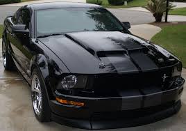 05 09 Mustang Ram Air Hood Mustang Black Mustang Gt 2009 Mustang
