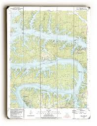 Mo Lake Ozark Mo 1983 Topo Map Sign Nautical Chart