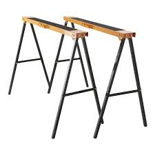 Craftright Metal Saw Horse 2 Pack Sawhorse Surf Cafe Furniture Accessories