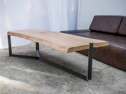 Model eros black marble console tables by angelo mangiarotti, set of 2. One Of A Kind Oak Wood Coffee Table On Steel Base Handmade And Industrial Studio Cerise Contemporary And Luxury Furniture Furniture Coffee Table Coffee Table Wood