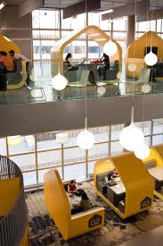 Coventry Hub Designed By Hawkins Brown Demonstrates An Innovative New Approach To The Provision Of Student Fa Office Interior Design Interior Office Interiors