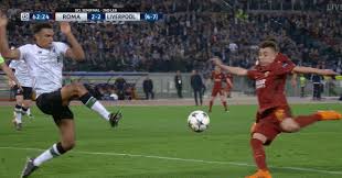 A spurs defender slips and grujic gets the ball and runs into the box. Why Liverpool Will Have To Score At Least Three Goals To Win The Champions League Sportsjoe Ie