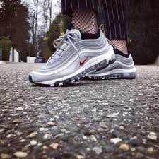 Air Max 97 Silver Bullet Sneakers Womens Running Shoes Sneakers Fashion