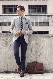 Black Blazer Grey Pants Blue Shirt Grey Blazer Blue Pants Blazer Outfits Men Blue Pants Men Mens Outfits