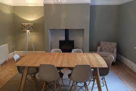 With grey being the colour of shadow, it makes sense for some creative lighting to play a role in your grey dining room ideas. My Dining Room In Farrow Ball French Gray Grey Painted Floor Grey Walls Home Decor