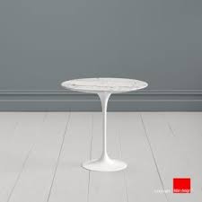 Eero saarinen tulip dining table. Tulip Table Sa123 Eero Saarinen Coffee Table H52 Round Or Oval Top In Statuarietto Carrara Marble Products List Italian Design Contract