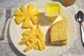 Yellow Menu Fun Kids Food Kids Meals Childrens Meals