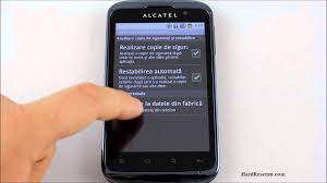 Usted podría restablecerla utilizando los dos . Alcatel Ot 991 Play Hard Reset Factory Reset And Password Recovery