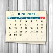 Créer un planning 2020, 2021, 2022 excel ou pdf pour les congés de vos collaborateurs avec jours fériés, numéros de semaine et vacances scolaires en quelques clics. Calendrier Juin 2021 Sur Bois Vecteur Stock Crushpixel