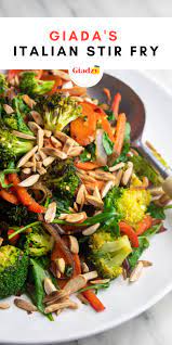 Giada De Laurentiis Italian Stir Fry Giadzy Recipe In 2021 Stir Fry Vegetable Side Dishes Italian Recipes