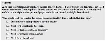 Referral Patterns For Patients With High Risk Thyroid Cancer Endocrine Practice