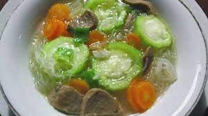 Penambahan bahan pelengkap seperti bakso juga. Sop Oyong Bihun Resep Sederhana Youtube