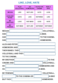 Likes And Dislikes Interactive And Downloadable Worksheet Check Your Answers Online Or Sen English Lessons For Kids English As A Second Language Learn English