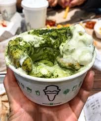 Black And White Shake Shake Shack I Didn T Know Shake Shack Had Matcha Concrete Custard Matcha Concrete Custard Ice Cream Vegan Stone Ground Cruelty Free G Custard Ice Cream Eat Food