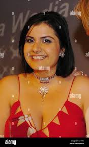 Nina Wadia who won the Chairman's Award at the Asian Women of Achievements  Awards held at the Park Lane Hilton in central London. The evening, the  fifth of its kind, recognises and