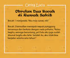 Cerita Lucu Humor Singkat Obrolan Dua Bocah Di Rumah Sakit Yedepe Com