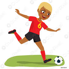 Fußballspielerin englisch | fußballspielerin translation. Fussballspielerin Beim Fussballspielen Stock Vektorgrafi Crushpixel