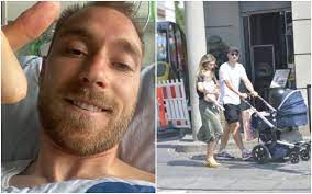 Key points christian eriksen collapsed in the 43rd minute of denmark's opening euro 2020 match against finland eriksen was treated on the pitch and was conscious when he was taken to hospital.are with christian eriksen and his family, later adding the whole spurs family is with you. Christian Eriksen On Stroll With Family In Copenhagen