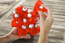 Comment Faire Un Bouquet De Chocolats Bouquet De Chocolats Idee Cadeau St Valentin Fleur En Chocolat