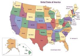 Welt | vereinigte staaten von amerika | new orleans la. Usa Landkarten Der Bundesstaaten Der Vereinigten Staaten Landkarte Landkarte Usa Usa Karte