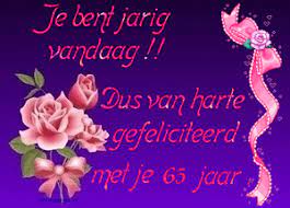 65 Jaar Verjaardag Plaatjes Animaatjes Nl