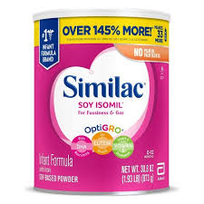Enfamil prosobee baby formula is a dairy and lactose free soy plant protein alternative to milk based formula. Similac Soy Isomil Infant Formula Soy Based Easy To Digest For Lactose Intolerance Baby Formula Powder 30 8 Oz Case Of 4