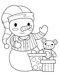 Download now (png format) my safe download promise. Printable Snowman And Christmas Presents Coloring Page