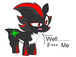 Then sonic and rainbow dash are racing each other. Mlp Shadow By Snowzahedghog On Deviantart