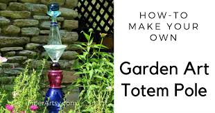 That's why we compiled a list of 23 fun diy garden projects with rocks for you to try. Easy Diy Glass Garden Art Totem Fiberartsy Com