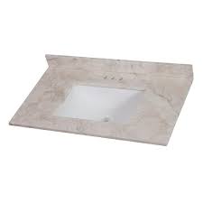 d stone effects vanity top in dune