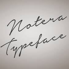 Notera Font Dafont Com Letters may be joined or unjoined.