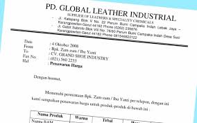 9 Contoh Surat Penawaran Harga Barang Jasa Negosiasi Kerjasama Doc
