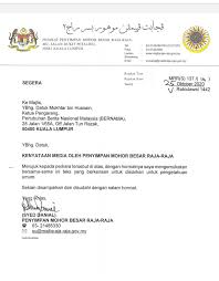 Office of the keeper of the rulers' seal. Fauzi Hasim Amat Jelas Teguran Oleh Raja Raja Melayu Facebook