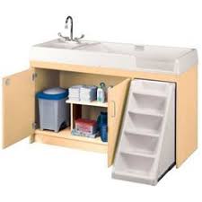 walk up changing table with left hand