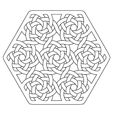 celtic knotwork lute rosette hexagon by peter mulkers celtic knot drawing celtic images tooling patterns