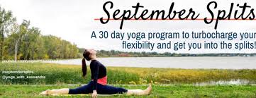 new september splits yoga challenge