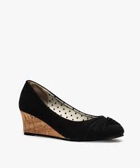 Ballerines Femme A Talon Compense Effet Drape Gemo